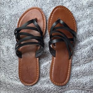 Black sandals